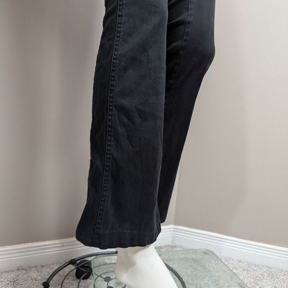 Halter neck jumpsuit, Y2K denim zip up front flared leg, karv heartbreak - Picture 6 of 9